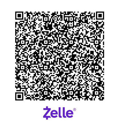 Zelle QR code for Rising Tide collective-care fund donations